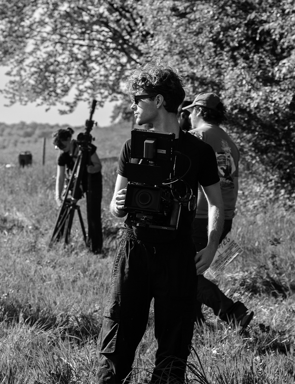 Maximilian Mitteregger en tournage